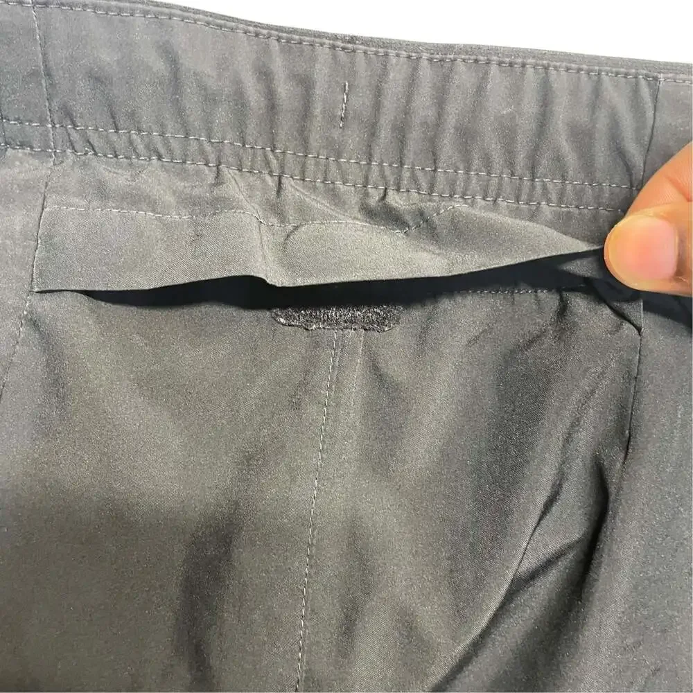Nike Dri-FIT Running Shorts Men’s XL Black Reflective Swoosh Lined Athletic